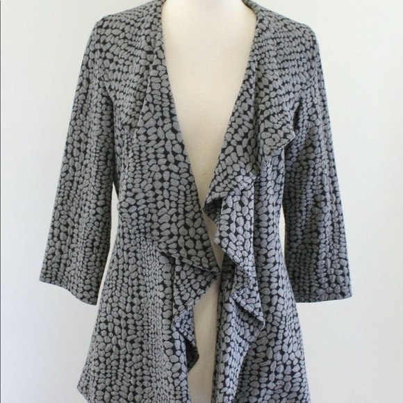 Calvin Klein Waterfall Front Knit Jacket - Picture 1 of 4
